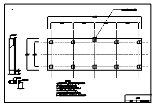 换热器设计_某热电厂换热器安装施工cad图纸_图1