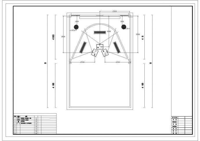 某展厅U型全息投影 布置方案图_图1