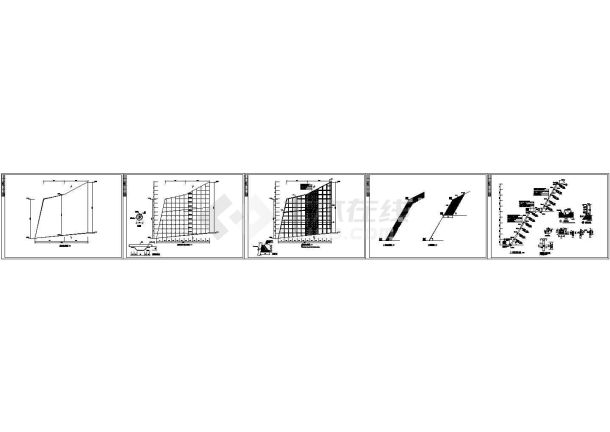 边坡岩石锚杆支护施工图-图一