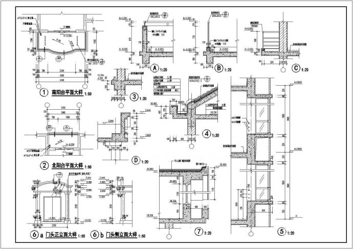 安徽省天长市某高档小区总平面设计施工CAD图纸_图1