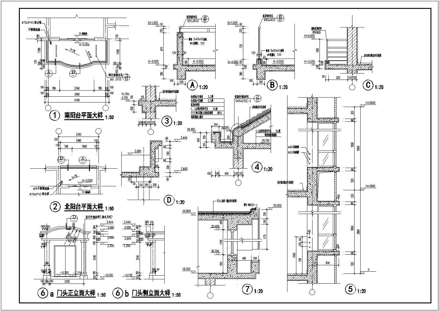 安徽省天长市某高档小区总平面设计施工CAD图纸