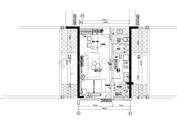多层公寓室内装修水电施工图（低压配电）-图二