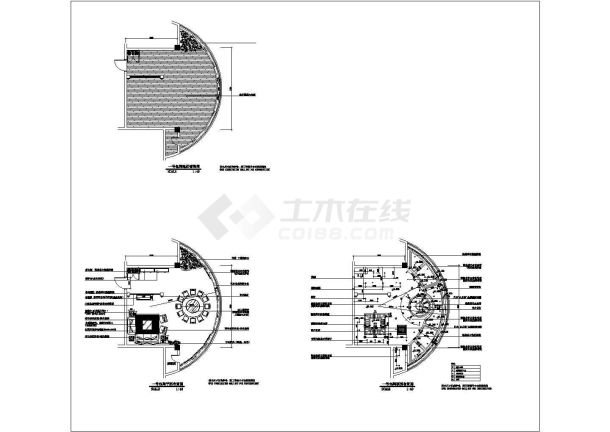 某包间CAD大样详细构造设计图-图一