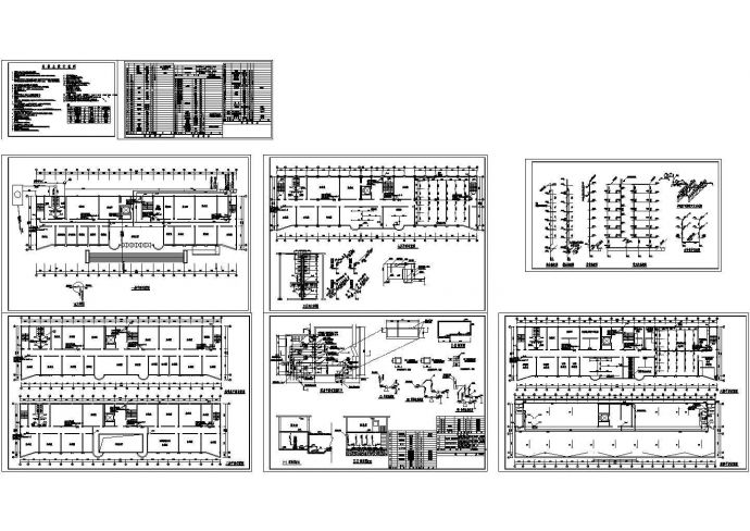某高层办公楼给排水施工方案设计CAD图纸_图1