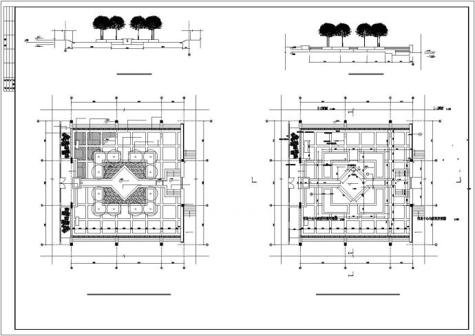 某学校教学楼广场环境设计CAD大样施工图_图1