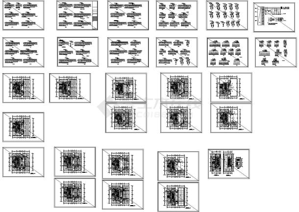 一类高层商业楼电气施工图纸-图二