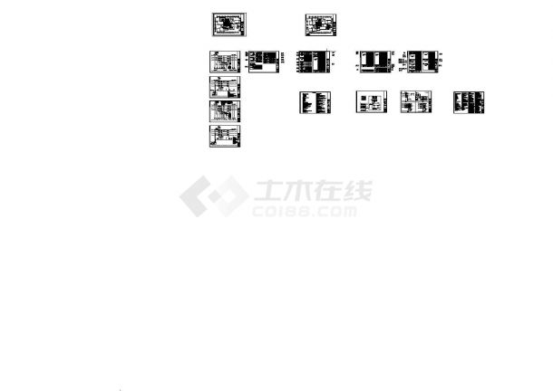 上海四层学校电气消防施工图（火灾自动报警系统,）-图一