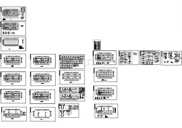 某12层框架结构住宅楼设计cad全套结构施工图纸（标注详细）-图一