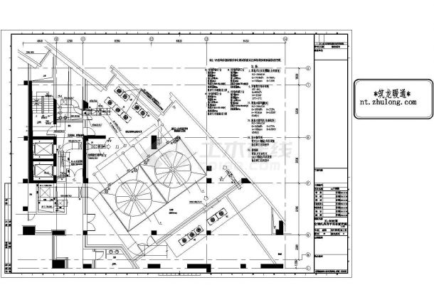 浙江某大型剧院暖通空调全套设计施工CAD图纸(著名设计院)-图二