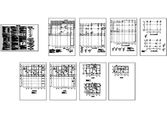 别墅建筑全套结构施工图（框架结构、含异形柱）_图1