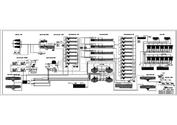 某区域污水处理厂平面CAD基础详图-图二