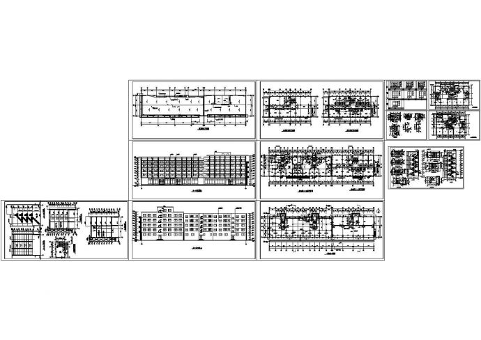 办公楼设计_【四川】 某科技中心办公楼带住宅楼施工CAD全套图纸_图1