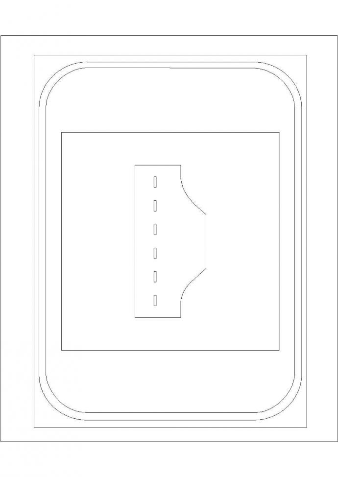 某路标志CAD构造平面节点图_图1
