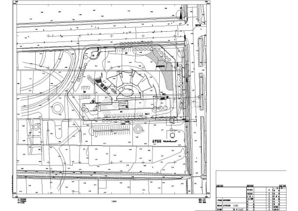 某1894.4平米展览展馆CAD建筑施工图 结构施工图总平 门房平立剖面-图二