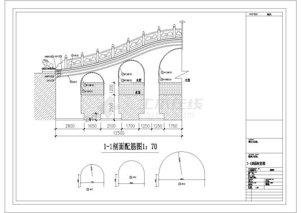 某桥配筋CAD详细大样节点设计图-图二