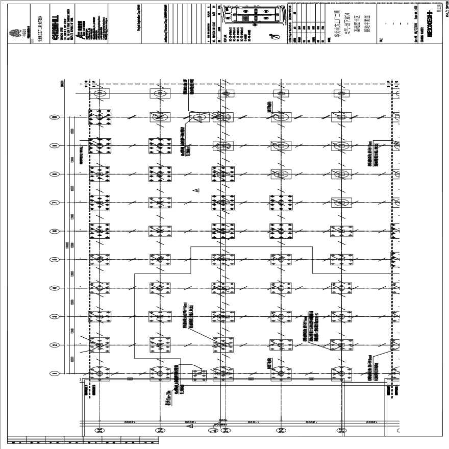 HWE2C043EGU-B-电气-地下室04基础层-B区接地平面图.pdf-图一