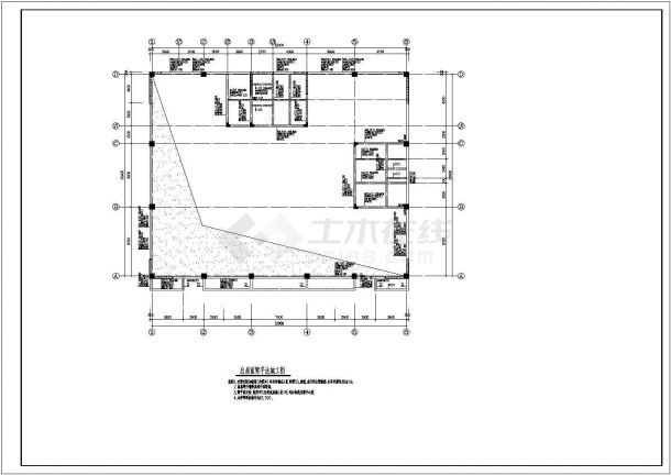 河南省周口市某十五层框剪结构办公楼结构施工设计CAD图纸-图一