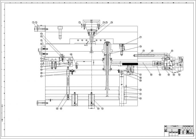 某齿轮斜抽CAD剖面节点设计_图1