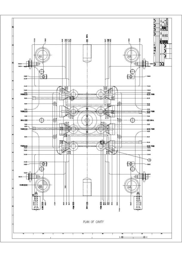某齿轮斜抽CAD详细完整节点设计图-图一