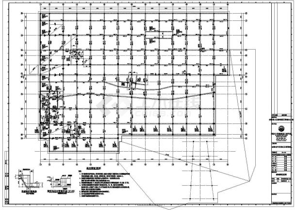 安徽古生物博物馆建筑结构施工图（含暖通图）-图二