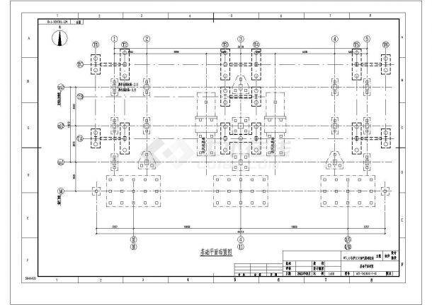 [山东]SCR烟气脱硝改造工程初步设计土建CAD环保设计图纸-图一