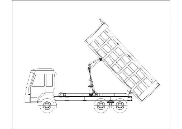某自卸汽车CAD详细完整节点图_图1