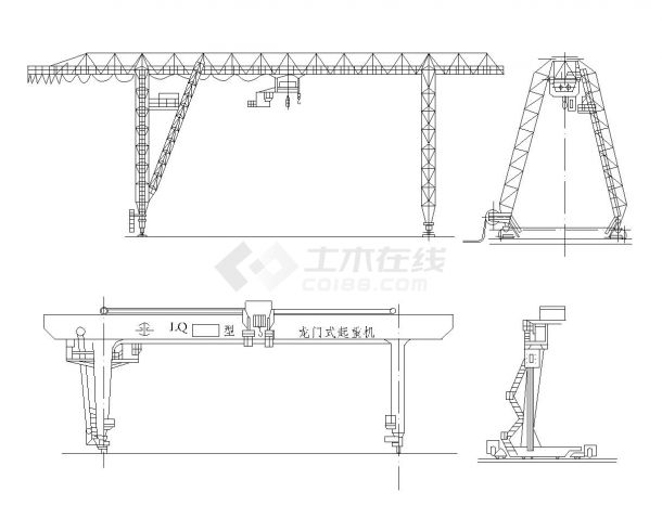 建筑工程建筑机械CAD图例-图一