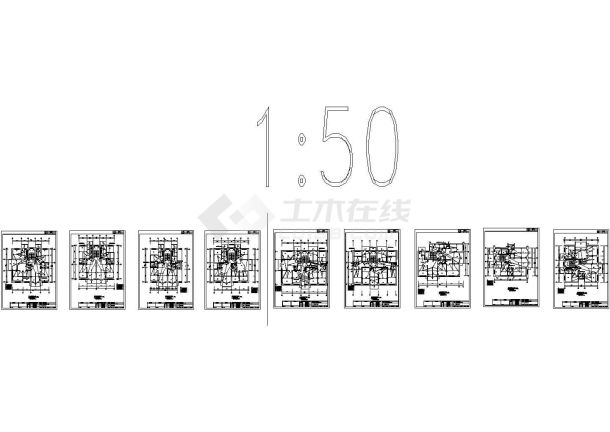 哈尔滨市第26中学住宅楼电气设计施工图-图一