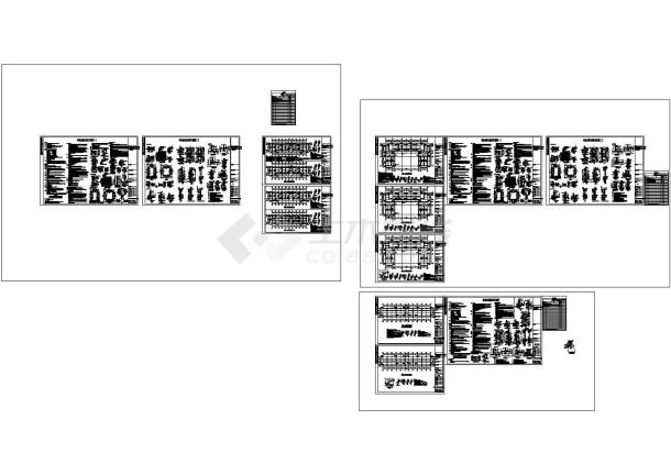 【三套图】某3层砖混结构加固改造设计cad全套结构施工图（含设计说明，含3套设计图）-图一