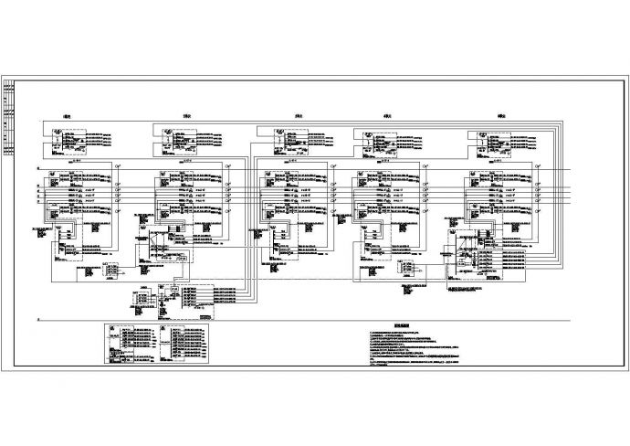 某多层住宅配电系统CAD大样节点设计图_图1
