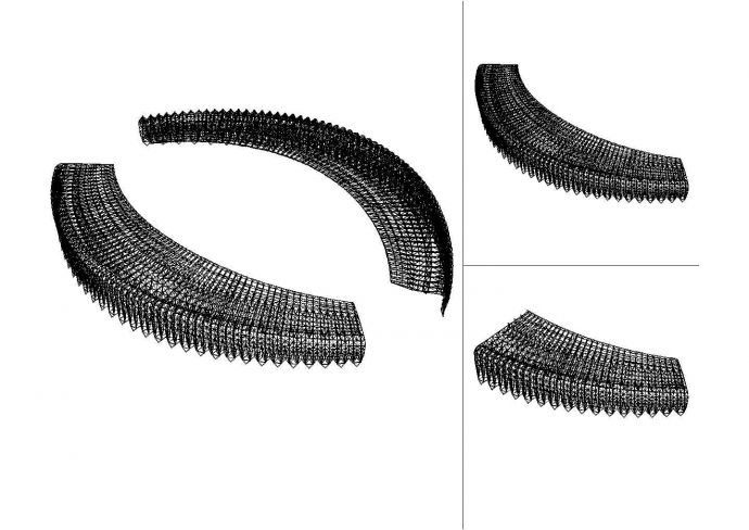 济南某体育场钢全套结构深化cad图纸（含典型钢管对接节点图，设计说明）_图1