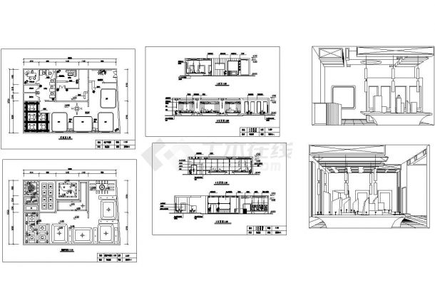 清水家园展厅设计CAD图纸-图一