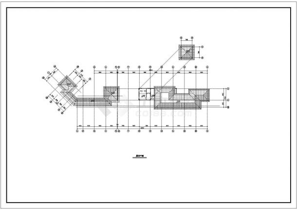 某市四层护理楼全套建筑设计方案图纸-图二
