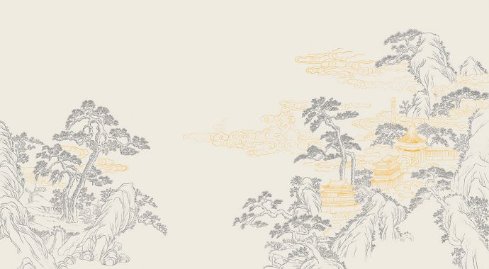 中式楼阁山水壁纸壁画 (24).jpg_图1