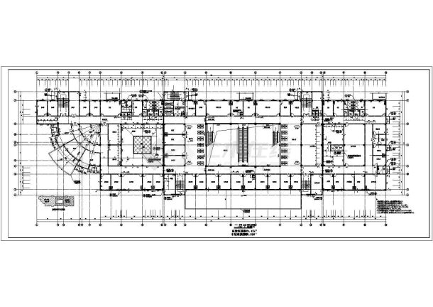 某四层县级医院急诊楼全套建筑施工CAD图-图二