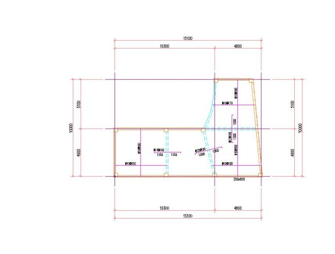 某地屋面层板配筋图CAD图纸_图1