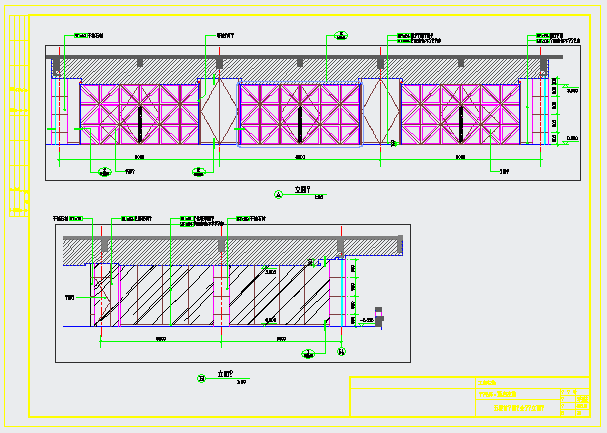 某西安综合性酒店改造CAD设计施工国际会见厅_图1