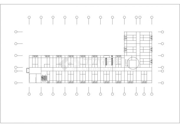 某威海职业单职工宿舍CAD构造详细节点图-图二