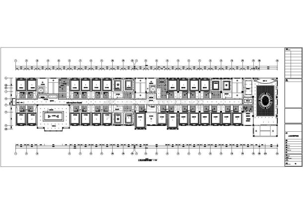 某五星级宾馆装饰CAD设计完整构造施工图-图一