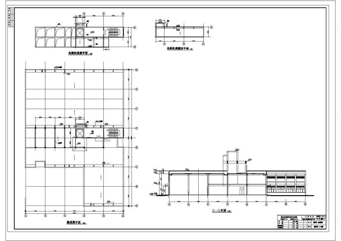 某医院土建CAD构造节点平面图_图1