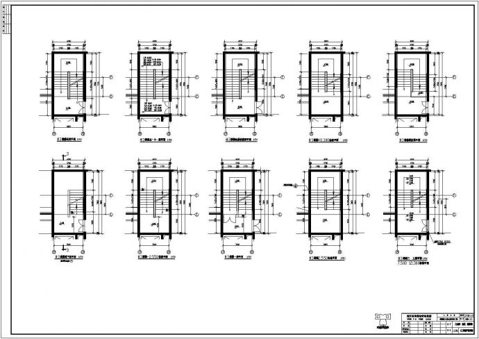 某医疗楼CAD设计施工构造图_图1