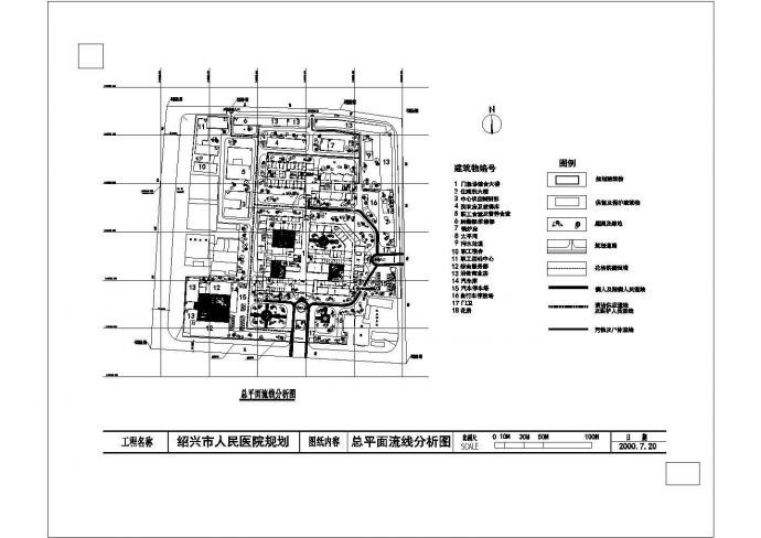 某人民医院规划CAD节点详细剖面图纸_图1