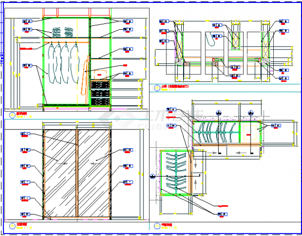 某五星豪华总统套房CAD节点构造设计施工图-图一