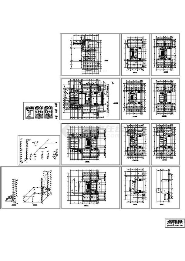 某高层办公楼给排水设计cad全套施工图（甲级院设计，14图）-图一