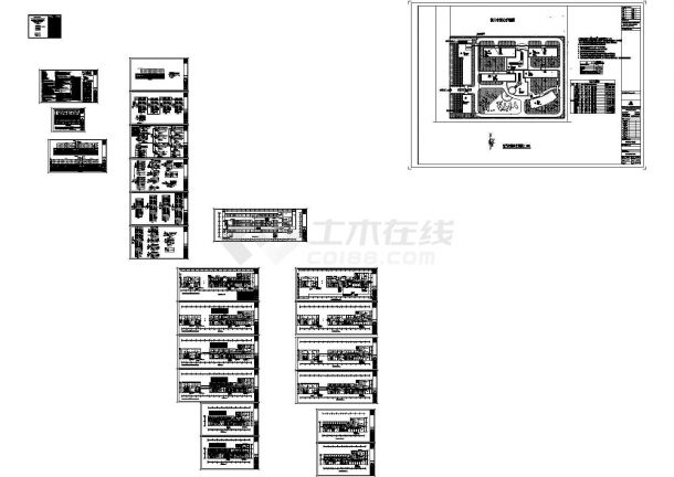 银川医疗保健楼中心电气设计施工图（医疗建筑）-图一