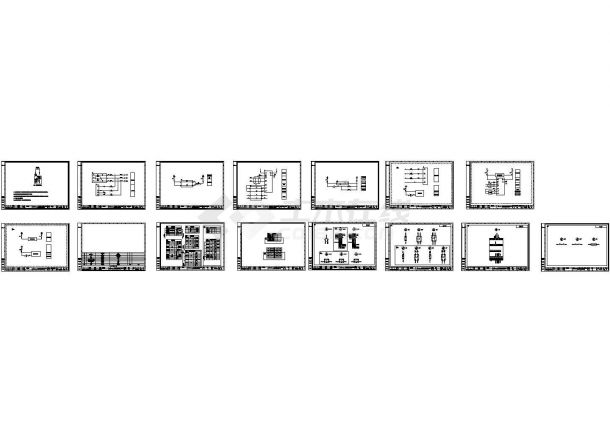 山东学院综合楼电气施工图（共73张）-图一