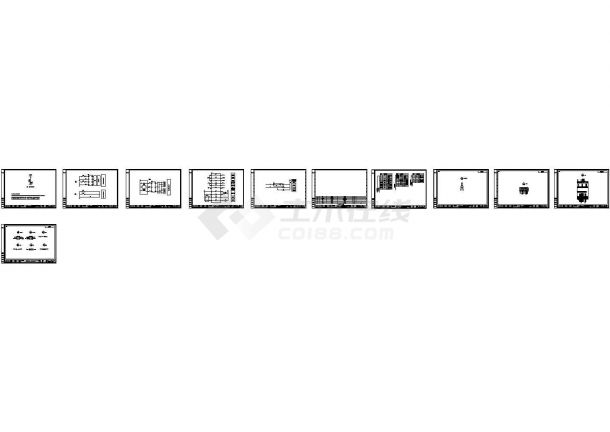 山东学院综合楼电气施工图（共73张）-图二