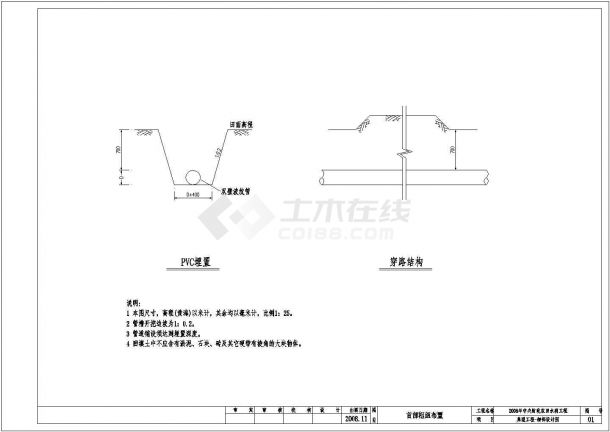 江西某高效节水灌溉项目细部结构设计图-图二