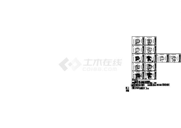 成都天鹅湖地中海风格室内设计施工图-图一