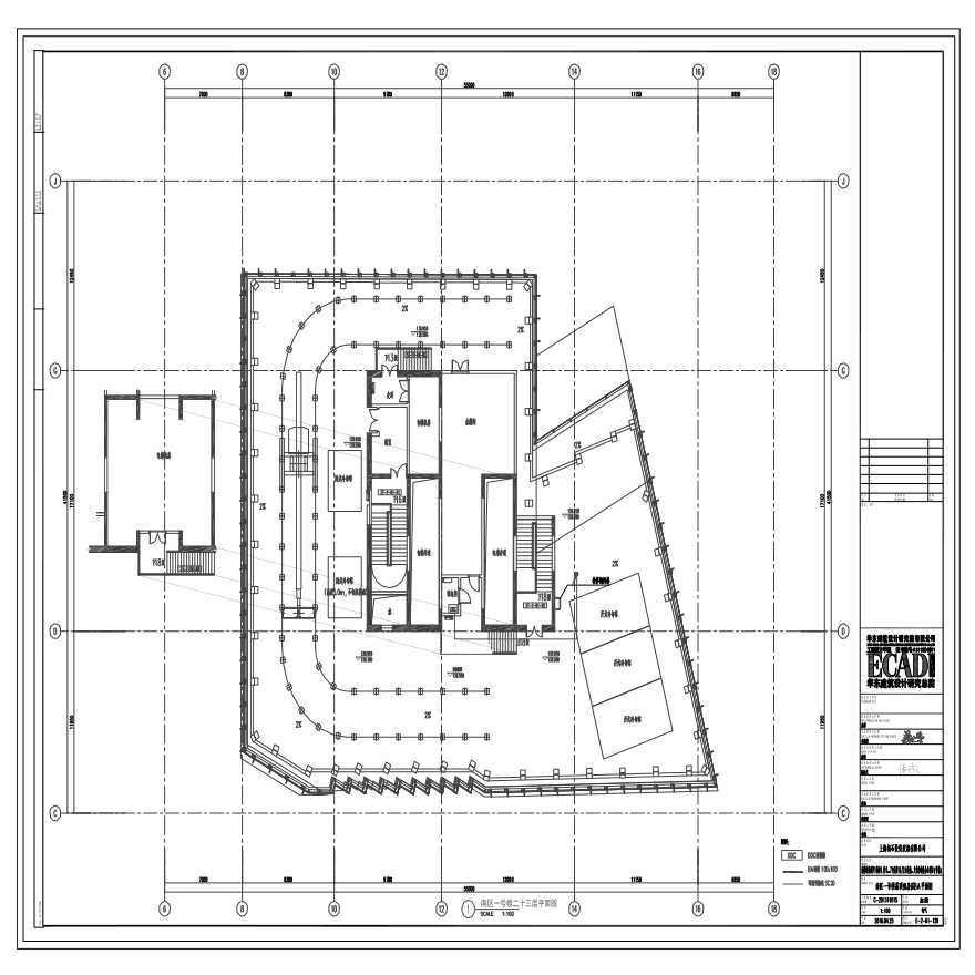 E-2-61-129 南区一号楼屋顶机房层BA平面图 E-2-61-129 (1).pdf-图一